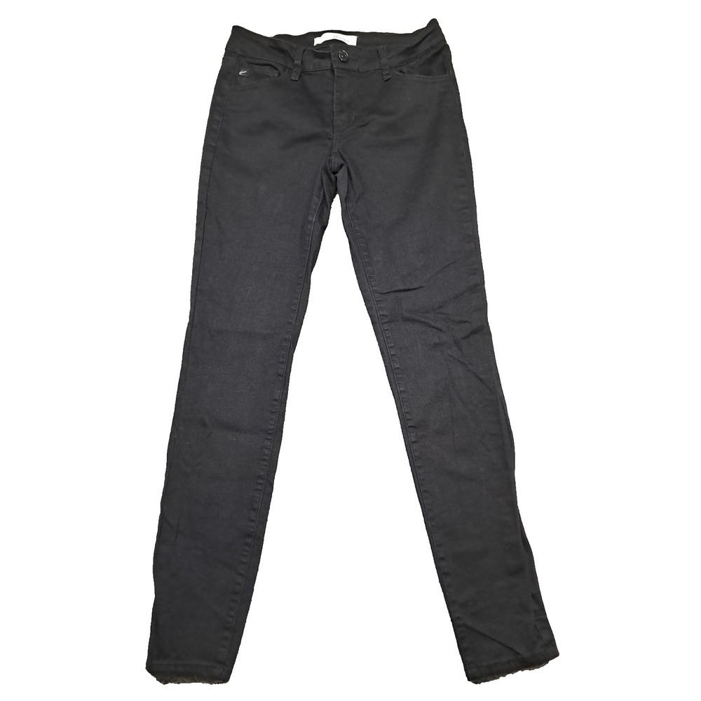 KanCan Denim Blue Jeans Mid Rise Skinny Stretch Alani Black Womens Sz 3